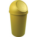 Poubelle H615xD.312 mm 25 l jaune HELIT