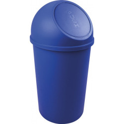Poubelle H615xD.312 mm 25 l bleu HELIT