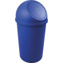 Poubelle H615xD.312 mm 25 l bleu HELIT
