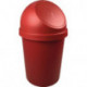 Poubelle H700xD.403 mm 45 l rouge HELIT