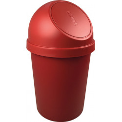 Poubelle H700xD.403 mm 45 l rouge HELIT