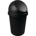 Poubelle H700xD.403 mm 45 l noir HELIT