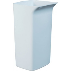 Poubelle de tri 40 l H590xl320xP360 mm blanc sans couvercle DURABLE