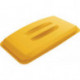 Couvercle PP jaune l.555xP285 mm adapté à poubelle de tri 60 l DURABLE