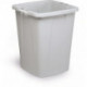 Poubelle de tri 90 l H610xB520xT490 mm gris sans couvercle DURABLE