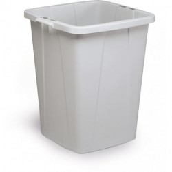 Poubelle de tri 90 l H610xB520xT490 mm gris sans couvercle DURABLE