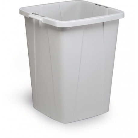 Poubelle de tri 90 l H610xB520xT490 mm gris sans couvercle DURABLE