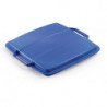 Couvercle PP bleu l.507xP470 mm adapté à poubelle 90 l compatible alimentaire DU