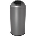 Poubelle D.314xH650 mm 30 l gris moyen HELIT