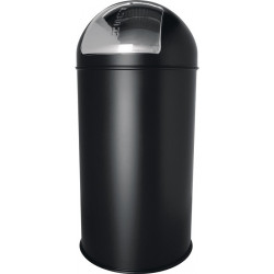 Poubelle D.314xH650 mm 30 l noir HELIT