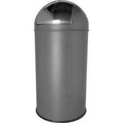 Poubelle D.360xH745 mm 50 l gris moyen HELIT