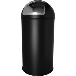 Poubelle D.360xH745 mm 50 l noir HELIT