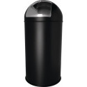 Poubelle D.360xH745 mm 50 l noir HELIT