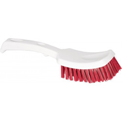 Brosse à manche HACCP longueur 250 mm épaisseur des poils 050 mm rouge NÖLLE