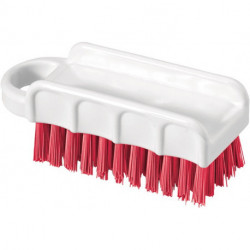 Brosse à ongles HACCP longueur 155 mm épaisseur des poils 050 mm rouge NÖLLE