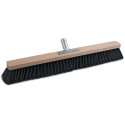 Balai pour grandes surfaces mélonge de qualité longueur 600 mm avec sup. de manc