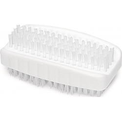 Brosse de lavage des mains PVC des deux côtés fibres synthétiques (Par 10)