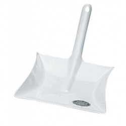 Pelle à poussière métal blanc Lame L220xl.230 mm