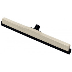 Raclette à eau longueur 500 mm bois avec embase de manche en plastique