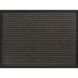 Paillasson rayé bronze polypropylène L800xl1200xS5 mm