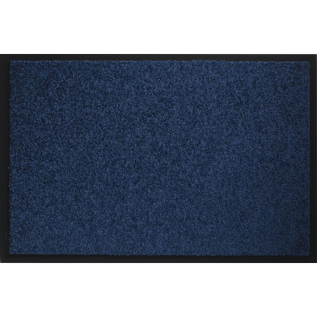 Paillasson lavable bleu polyamide L400xl600xS8 mm