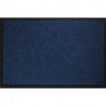 Paillasson lavable bleu polyamide L400xl600xS8 mm