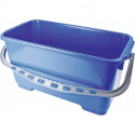 Seau 22 l plastique bleu pour nettoyages de fenêtre NÖLLE