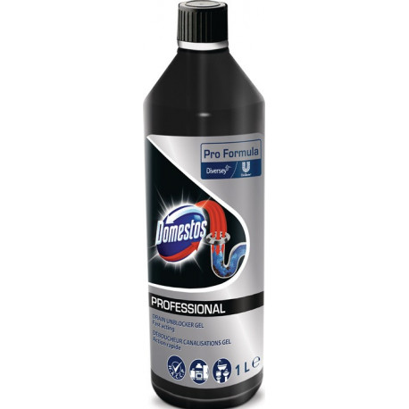 Nettoyant d’égouts Power-Gel 1 l bouteille DOMESTOS (Par 6)
