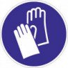Pictogramme d'obligation ASR A1.3/DIN EN ISO 7010 Gants de protection obligatoires film