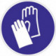 Pictogramme d'obligation ASR A1.3/DIN EN ISO 7010 Gants de protection obligatoir