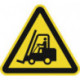 Panneau d’avertissement ASR A1.3/DIN EN ISO 7010 200 mm danger passage d’engins