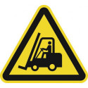 Panneau d’avertissement ASR A1.3/DIN EN ISO 7010 200 mm danger passage d’engins