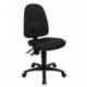 Chaise de bureau pivotante avec appui-lombaires noir 420-550 mm sans accoudoirs