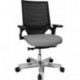 Chaise de bureau pivotante avec mécanisme synchrone ponctuel noir/gris clair 420