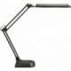 Lampe de bureau métal/plastique noir hauteur maxi. 450 mm pied avec LED