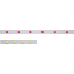 Barre magnétique L500xl50xS0,5 mm blanc autocollant MAGNETOPLAN (Par 10)