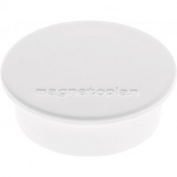 Aimant Premium D. 40 mm blanc MAGNETOPLAN (Par 10)