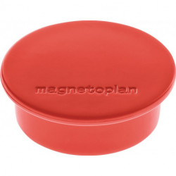 Aimant Premium D. 40 mm rouge MAGNETOPLAN (Par 10)