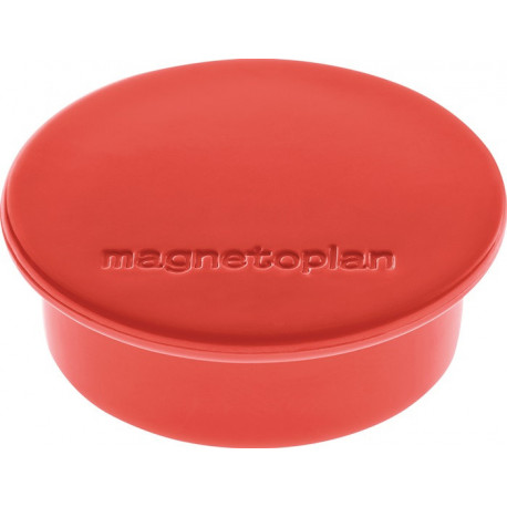Aimant Premium D. 40 mm rouge MAGNETOPLAN (Par 10)