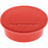 Aimant Premium D. 40 mm rouge MAGNETOPLAN (Par 10)