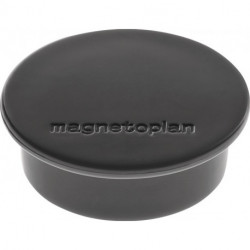 Aimant Premium D. 40 mm noir MAGNETOPLAN (Par 10)