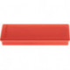 Aimant à angle droit l.55xP22xép.8 mm rouge MAGNETOPLAN (Par 10)