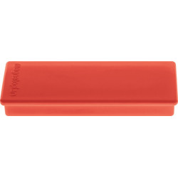 Aimant à angle droit l.55xP22xép.8 mm rouge MAGNETOPLAN (Par 10)