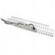 Panier de câble l.790xP100xH80-85 mm argent adapté à bureau