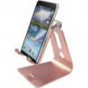 Support pour téléphone portable l.74xP83xH100 mm aluminium or rose HELIT