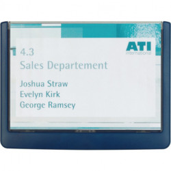 Panneau de porte et d’information l.149xH1055 mm fenêtre Plexiglas dos en ABS b