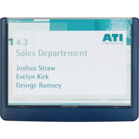 Panneau de porte et d’information l.149xH1055 mm fenêtre Plexiglas dos en ABS b