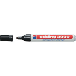 Marqueur permanent 3300 noir graduation 1-5 mm pointe conique EDDING (Par 10)