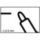 Marqueur pour tableau blanc 250 noir graduation 1,5-3 mm pointe ronde EDDING (Par 10)