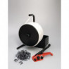 Set de cerclage pour ruban en plastique PES larg. 500 m l. bande 19 mm avec déro
